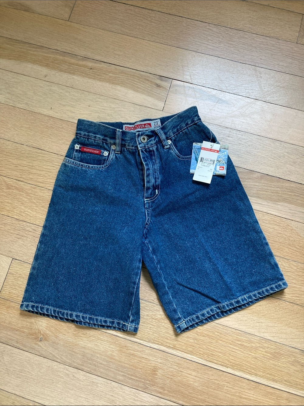 Quiksilver Boys Blue Denim Jean Shorts